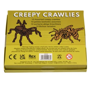 assorted creepy crawlies (box of 10) assorted creepy crawlies (box of 10)