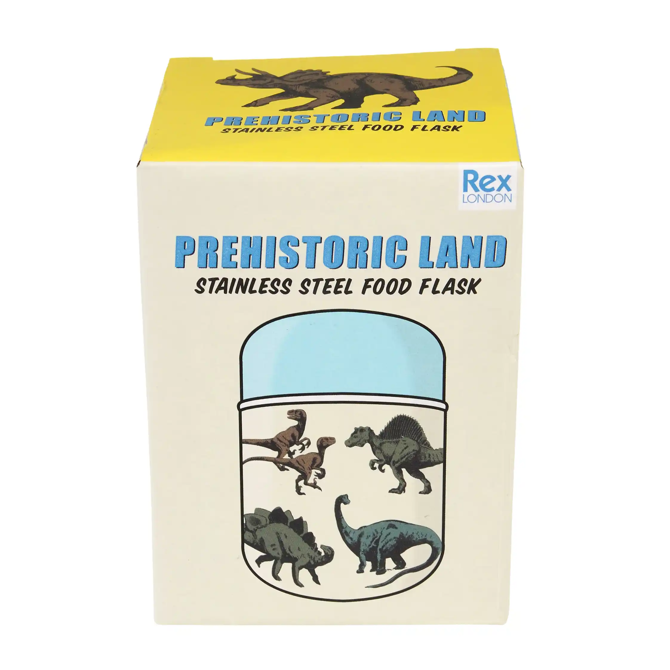 frasco de alimentos de acero inoxidable prehistoric land