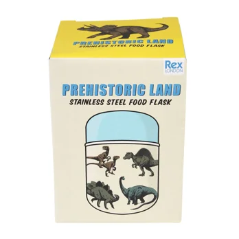 stainless steel food flask - prehistoric land stainless steel food flask - prehistoric land