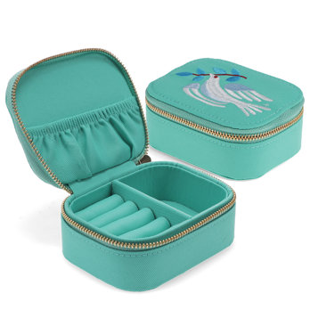 mini travel jewellery box - dove