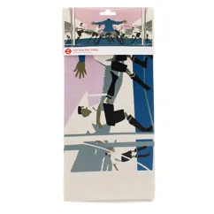 cotton tea towel - tfl vintage poster "cup final" cotton tea towel - tfl vintage poster "cup final"