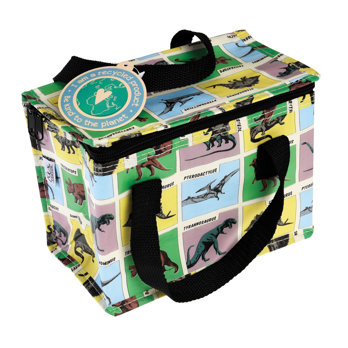 insulated lunch bag - prehistoric land