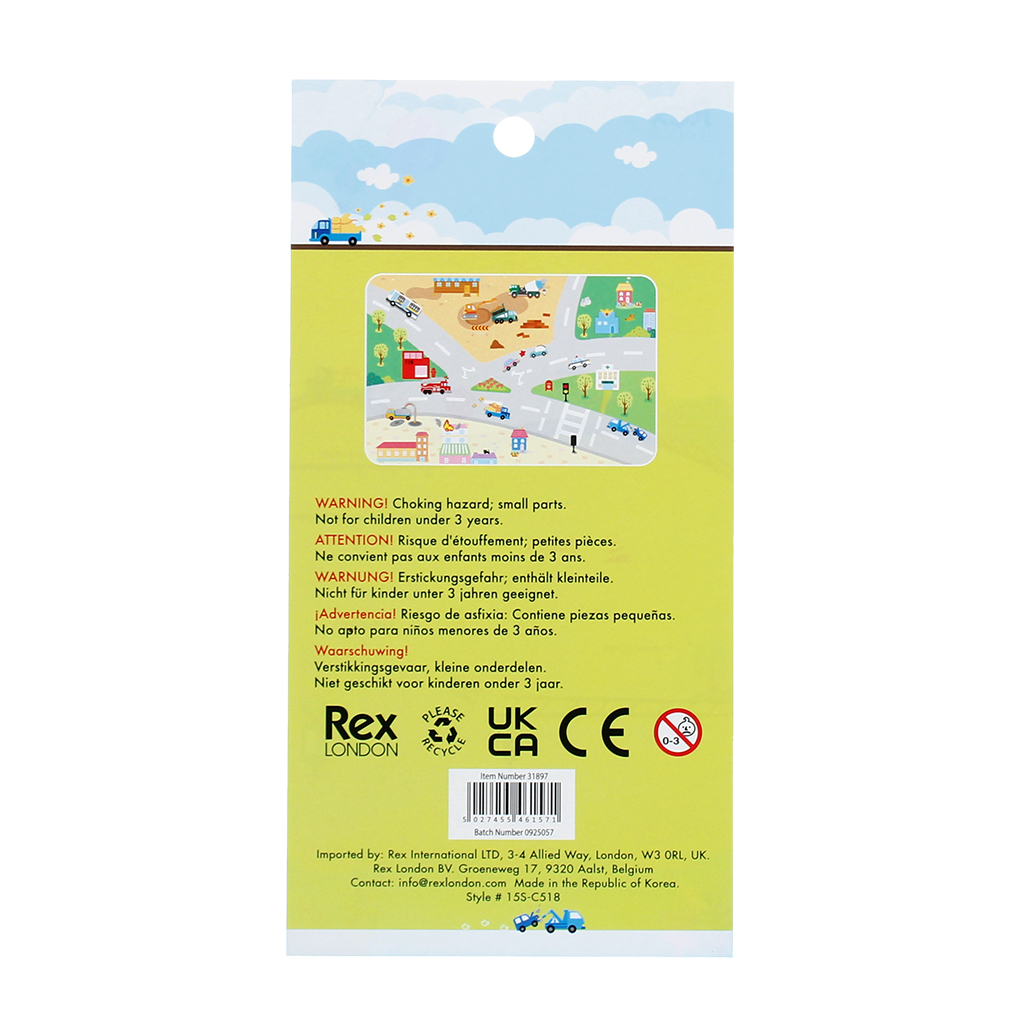 3d puffy stickers - vehicles