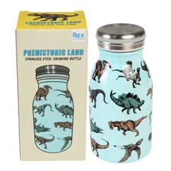 stainless steel bottle 250ml - prehistoric land stainless steel bottle 250ml - prehistoric land
