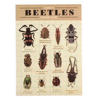 temporary tattoos - beetles temporary tattoos - beetles