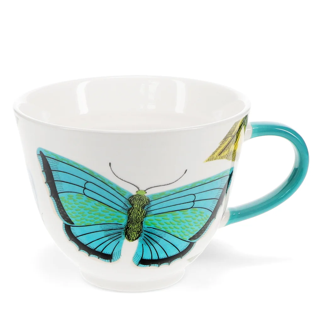 mug en porcelaine 550ml - papillon