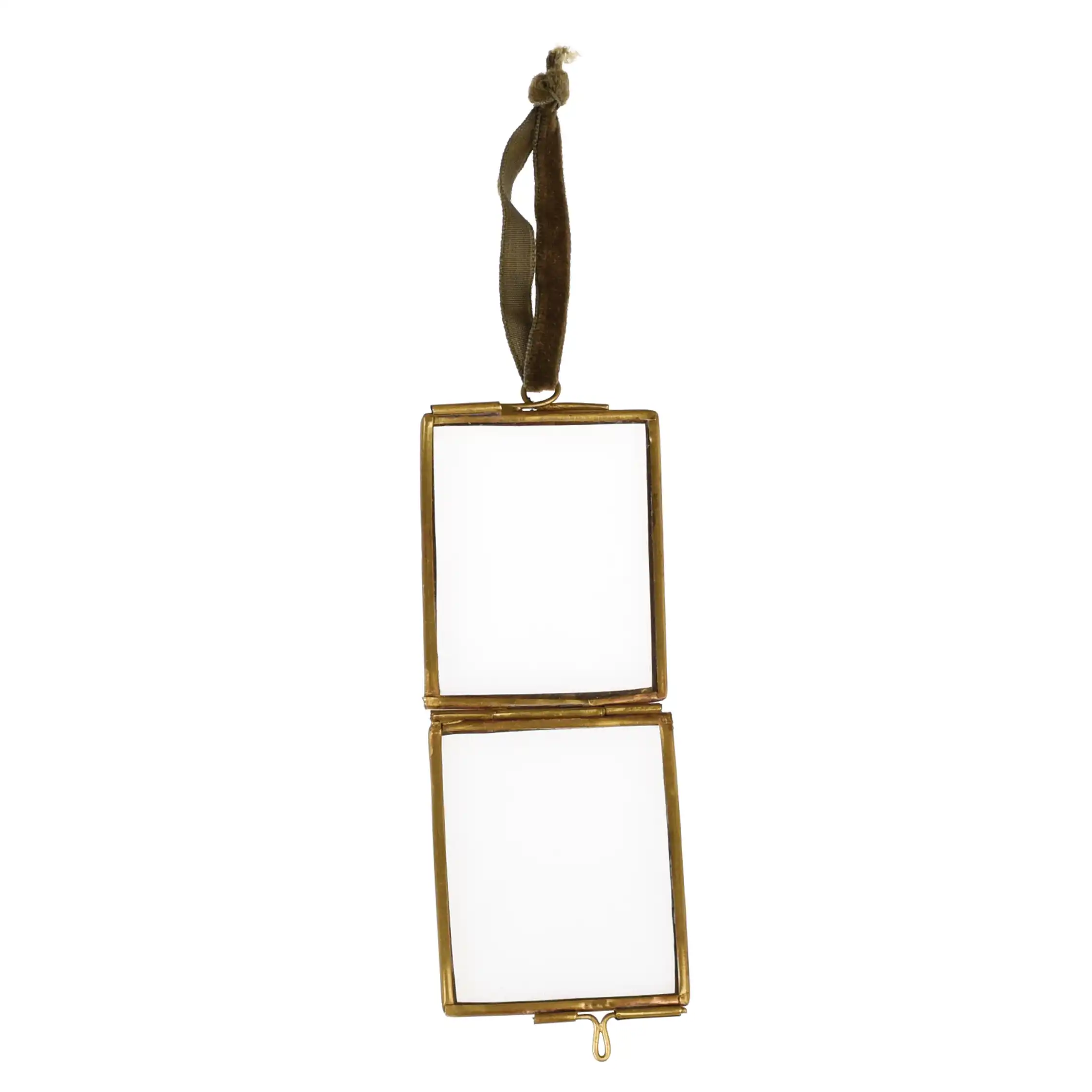 hanging brass frame 4.5x5.5cm