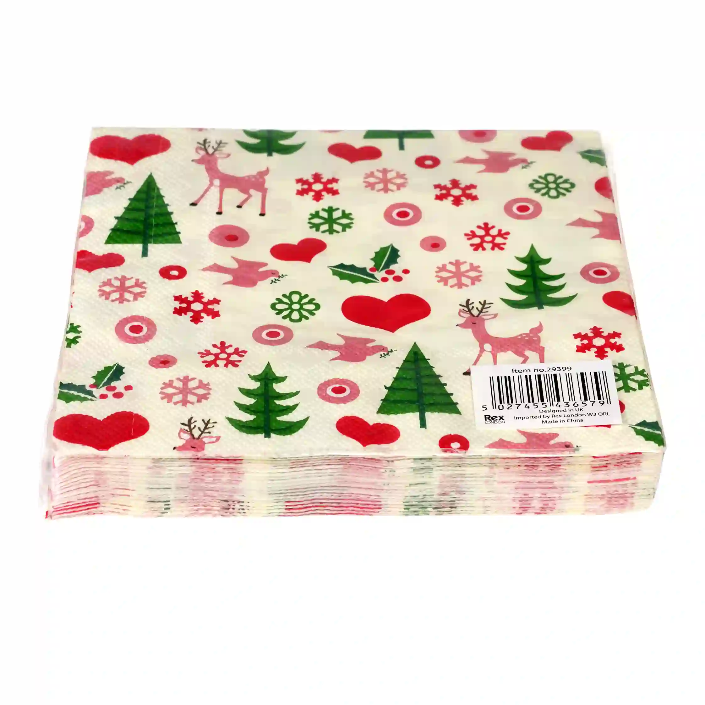 50s christmas napkins (pack of 20)