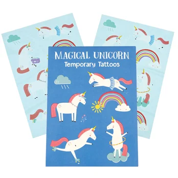 temporary tattoos - magical unicorn temporary tattoos - magical unicorn