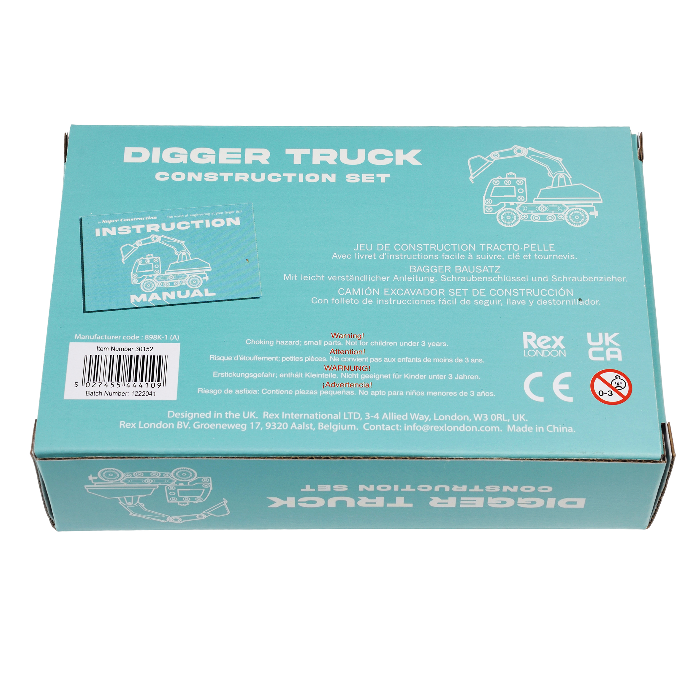 construction kit - digger truck