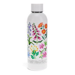 stainless steel drinks bottle 500ml - wild flowers