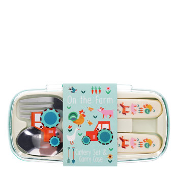 children's cutlery set - farmyard