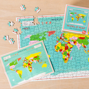 jigsaw puzzle (300 pieces) - world map