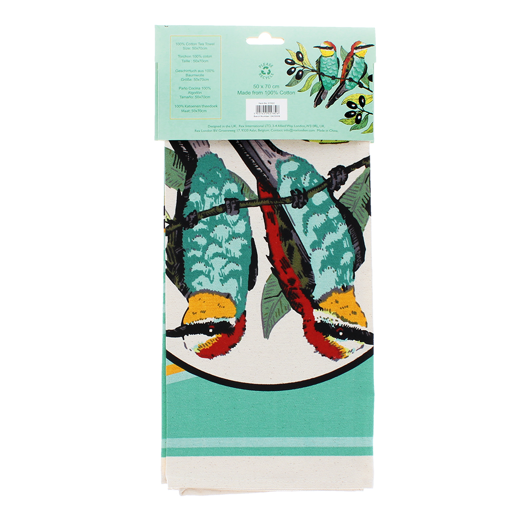 cotton tea towel - olive oil