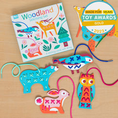 stitching set - woodland