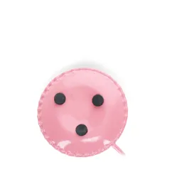 enamel chamberstick candle holder - pink enamel chamberstick candle holder - pink