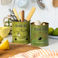 mittelgroße deko-dosen aus metall (2-er set) - grove olive oil