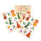 temporary tattoos - colourful creatures