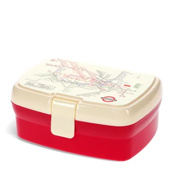 lunch box with tray - tfl heritage tube map lunch box with tray - tfl heritage tube map