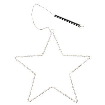 lumière led étoile en métal - 30cm