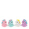 gommes (lot de 4) - licornes