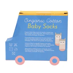 chaussettes bébé rose pink owl (une paire) chaussettes bébé rose pink owl (une paire)