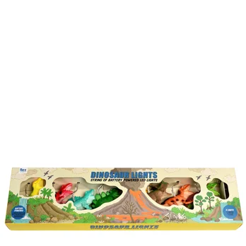 chaîne de lumières dinosaure - prehistoric land chaîne de lumières dinosaure - prehistoric land