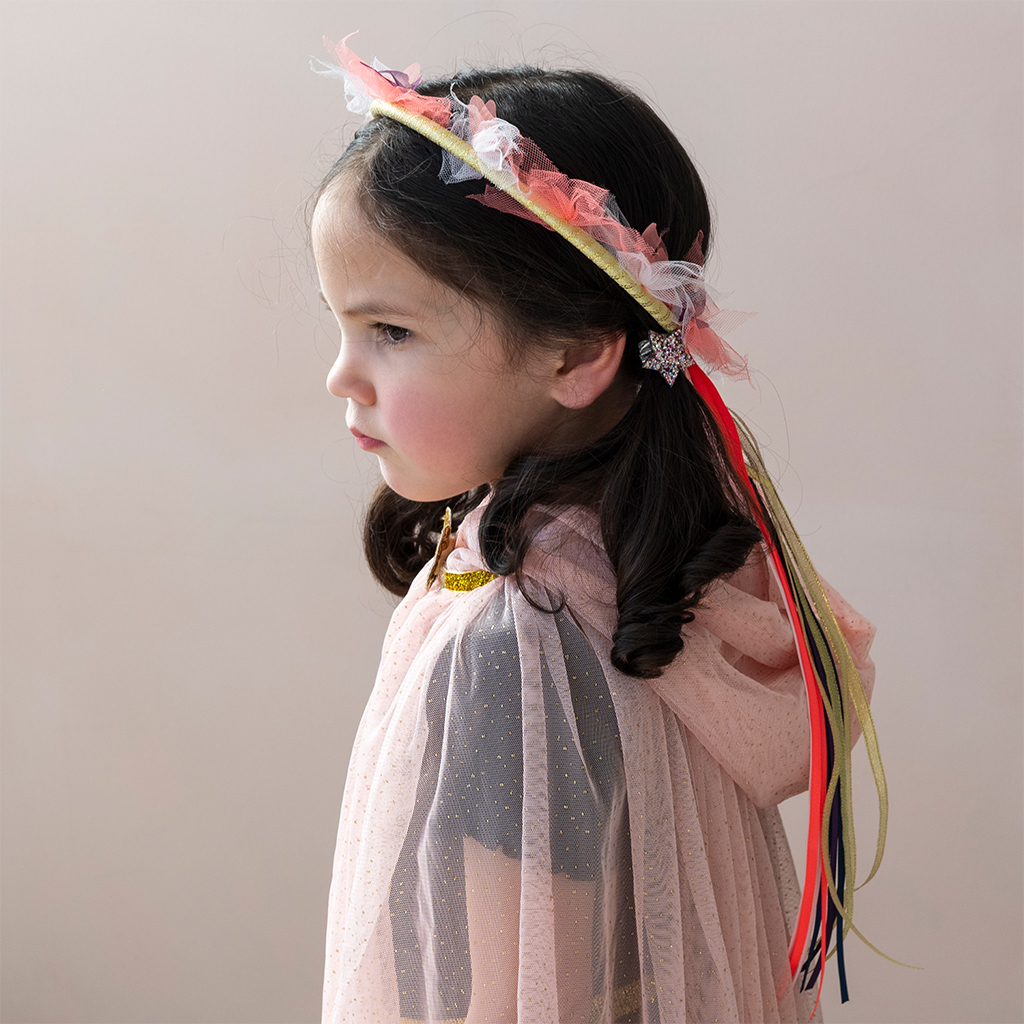 couronne guirlande de fées - fairies in the garden