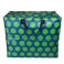 jumbo storage bag - green on blue spotlight