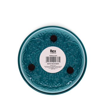 enamel trinket dish (10cm) - blue