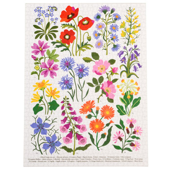 jigsaw puzzle (1000 pieces) - wild flowers
