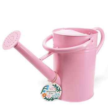 arrosoir en acier galvanisé 4,5l - rose