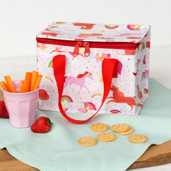 isolierte snacktasche - einhorn