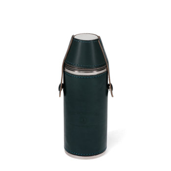 hunter hip flask with 2 cups 220ml - spirit of adventure