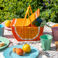 little fruit picnic basket - orange