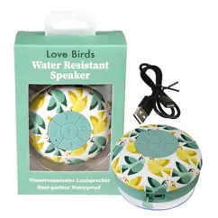 bluetooth-lautsprecher für die dusche love birds