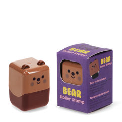 roller stamp - bear