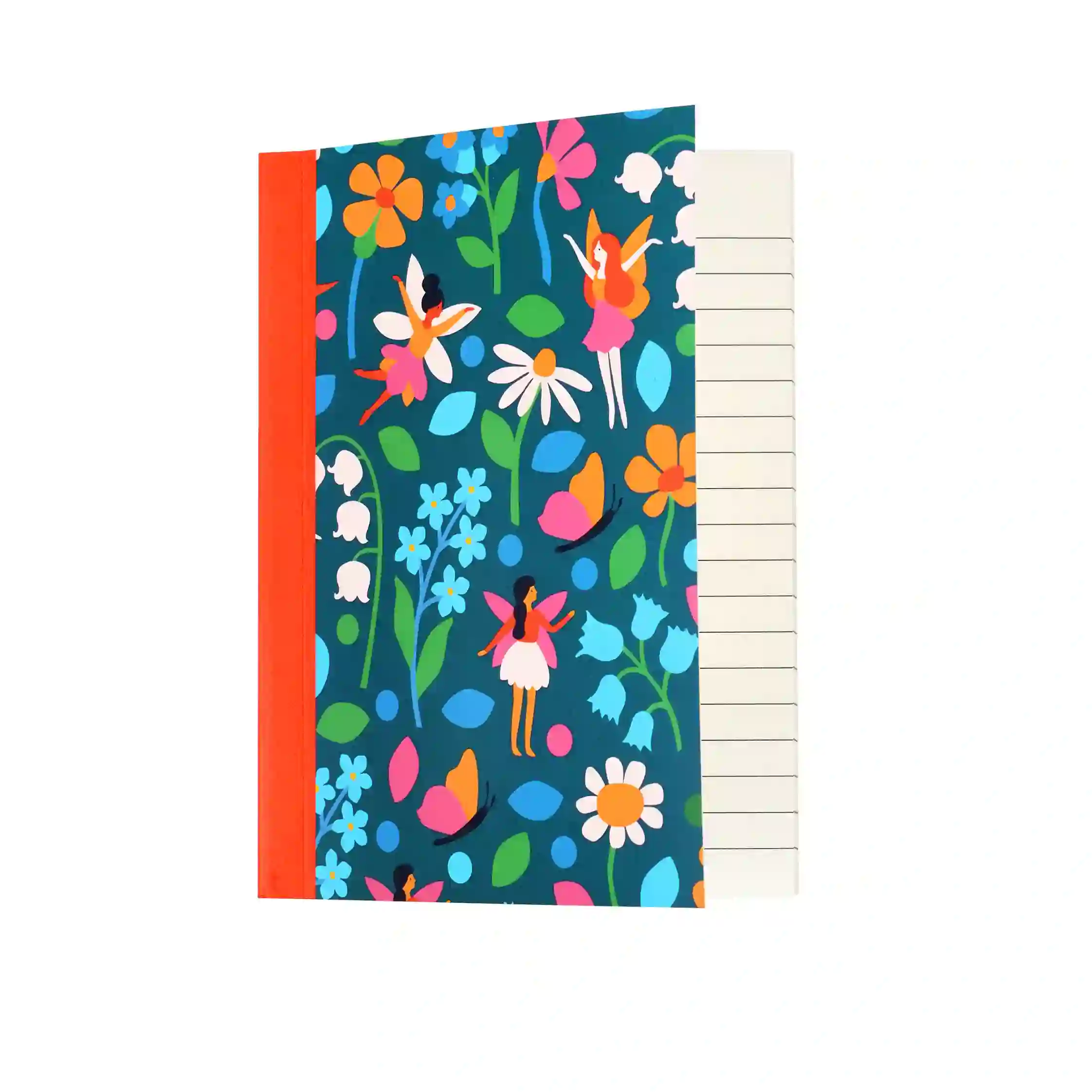 a6 notebook - fairies in the garden