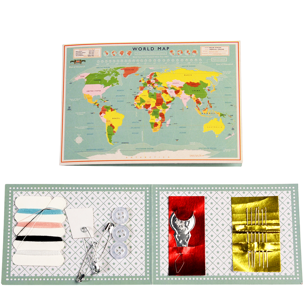 kit réparation de t-shirt world map