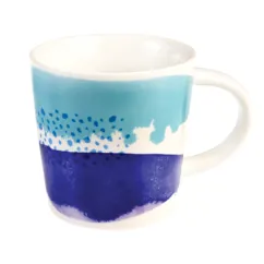 porcelain mug 250ml - into the blue