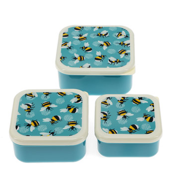 boîtes à goûter (lot de 3) - bumblebee