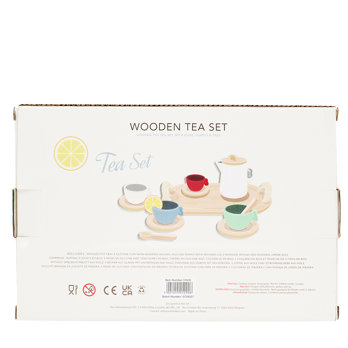 coffret à thé jouet en bois