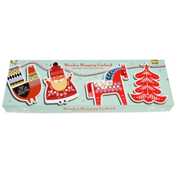 wooden hanging christmas garland wooden hanging christmas garland