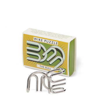 brain teaser wire puzzle - assorted