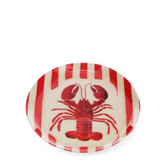 coupelle vide-poches ovale en métal - homard