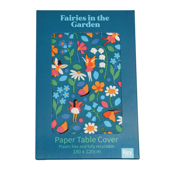 paper tablecloth (180x120cm) - fairies in the garden