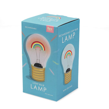 ampoule rechargeable usb - arc-en-ciel