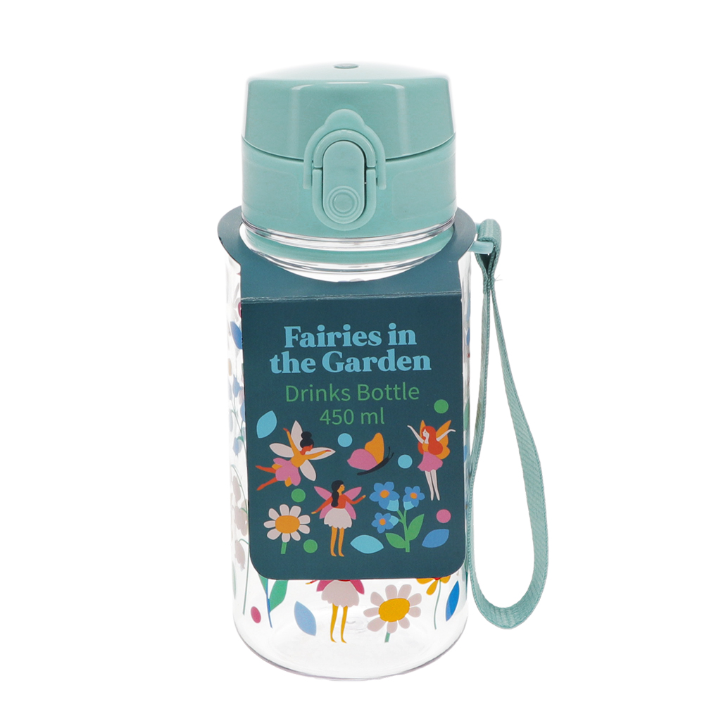children's sports bottle 450ml - fairies in the garden