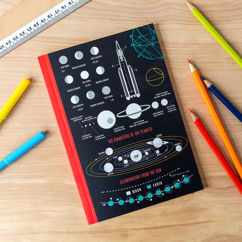a5 notebook - space
