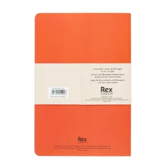 a5 notebooks (set of 2) - orange & blue a5 notebooks (set of 2) - orange & blue